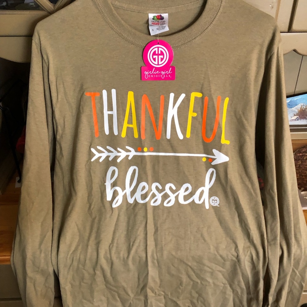 girlie girl long sleeve t-shirt women’s size small